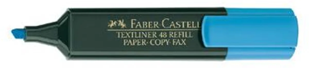 Faber-Castell Beitelpunt Markeerstift Blauw