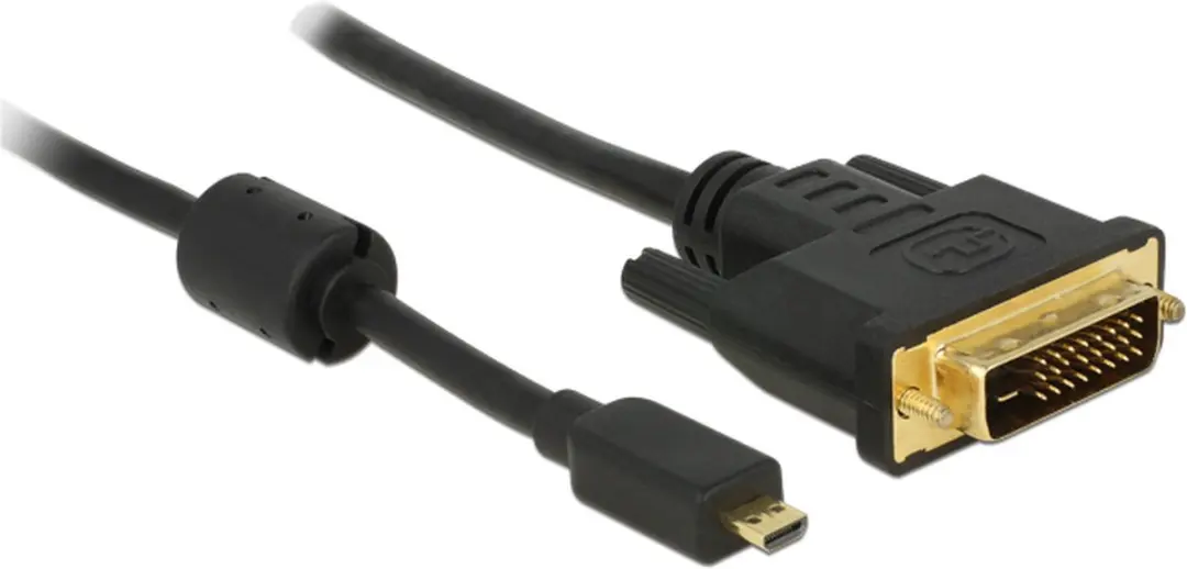 Delock Micro HDMI naar DVI-D Dual Link Kabel 1m