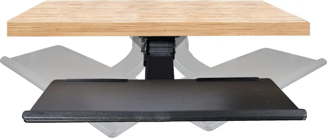 Startech KBTRAYADJ2 Uitschuifbare Toetsenbordlade - 25x65cm - Zwart
