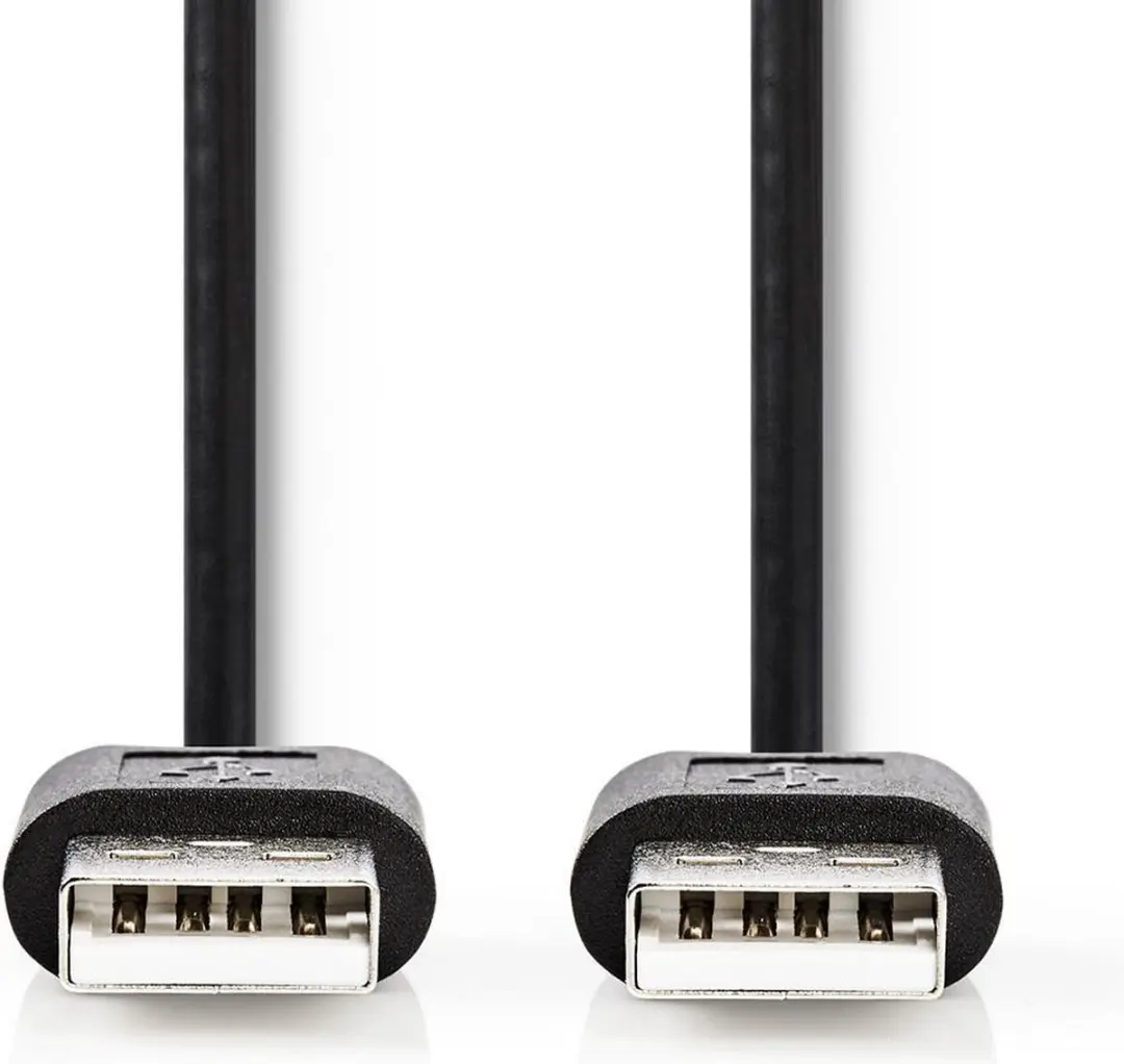 Nedis USB 2.0 A-A Kabel 480 Mbps 3m - Zwart