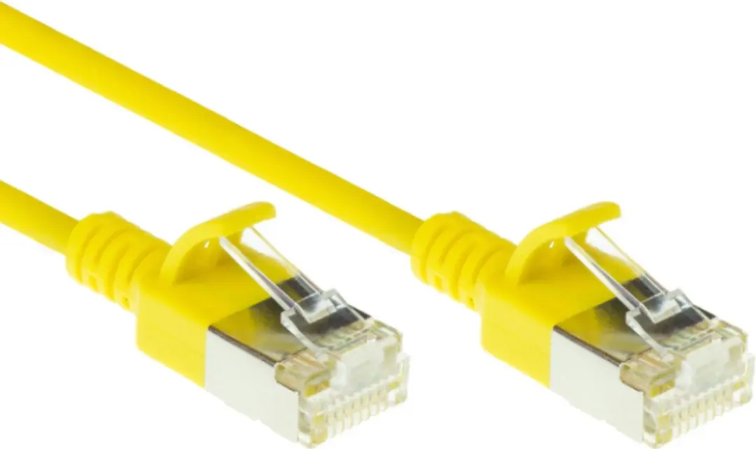 ACT Gele LSZH U/FTP CAT6A Patchkabel 2m - DC7802