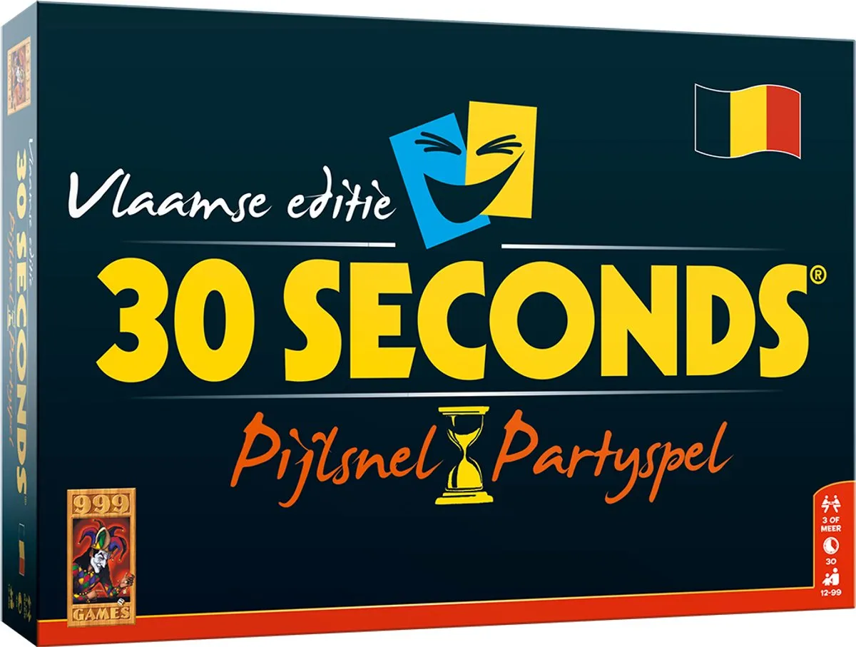 999 Games 30 Seconds Vlaamse Editie Bordspel - 3-24 Spelers