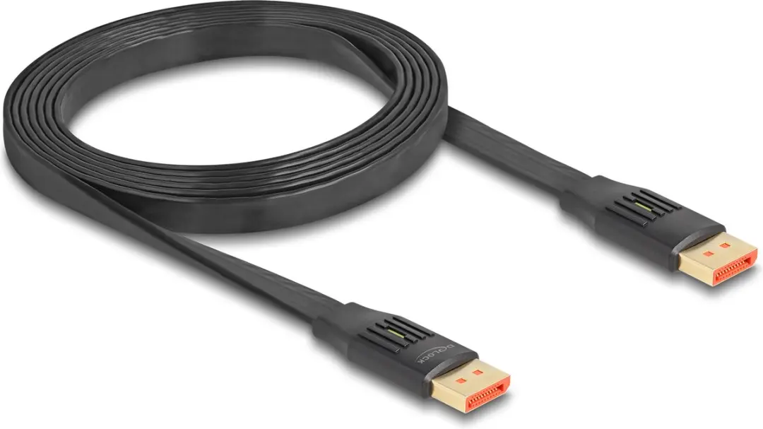 Delock DisplayPort Flat Ribbon Kabel 8K 60Hz 2m
