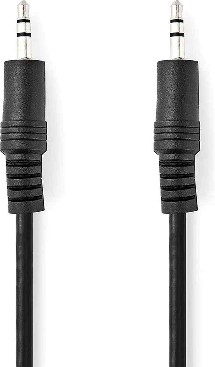 Nedis Stereo-Audiokabel 3,5mm - 1m - Zwart
