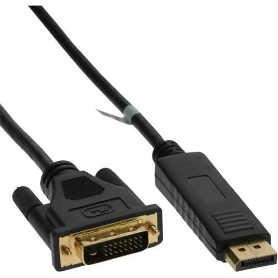 InLine DisplayPort naar DVI Kabel 1.1 - 1920x1200 - 1m - Zwart