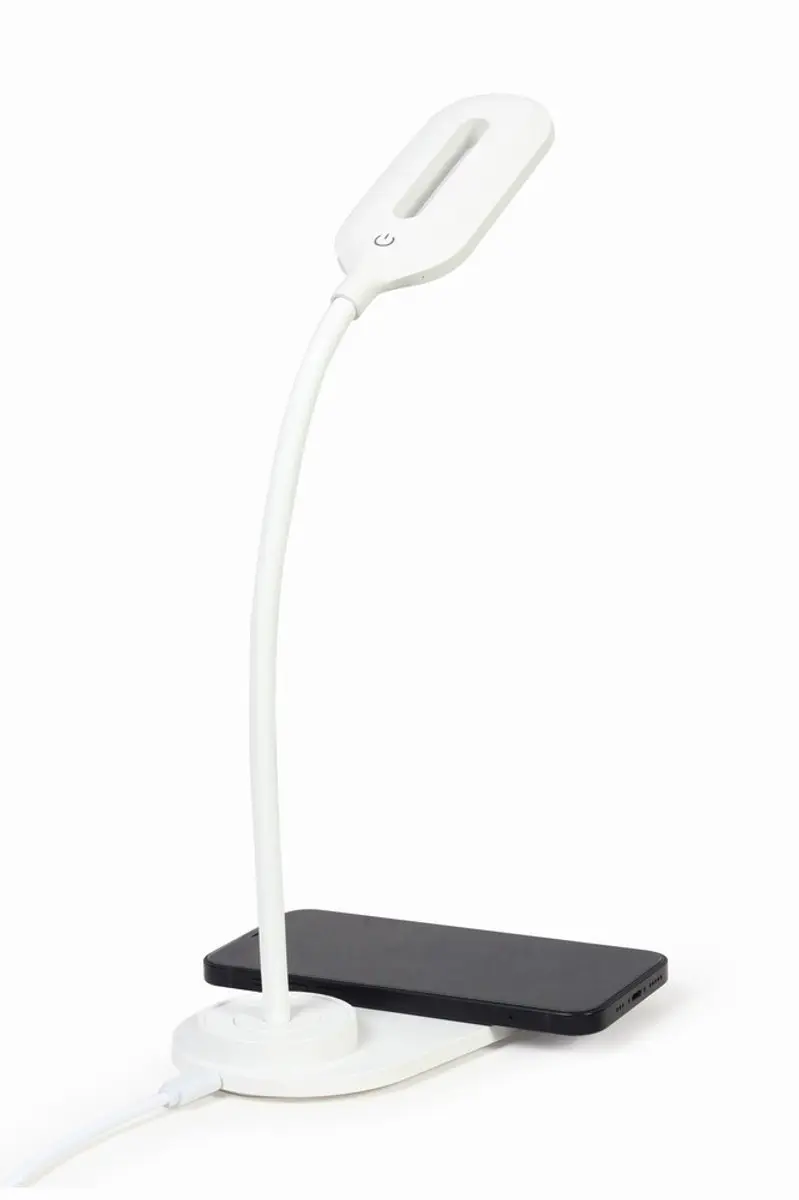 Gembird TA-WPC10-LED-01-W Bureaulamp - 10W - Wit