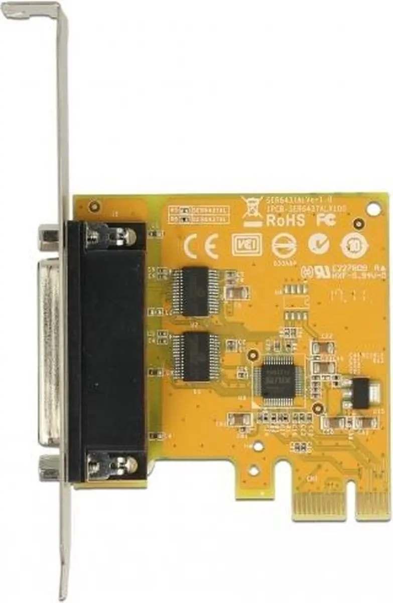 Delock PCI Express Kaart 2x RS-232 - 921K - ESD-bescherming