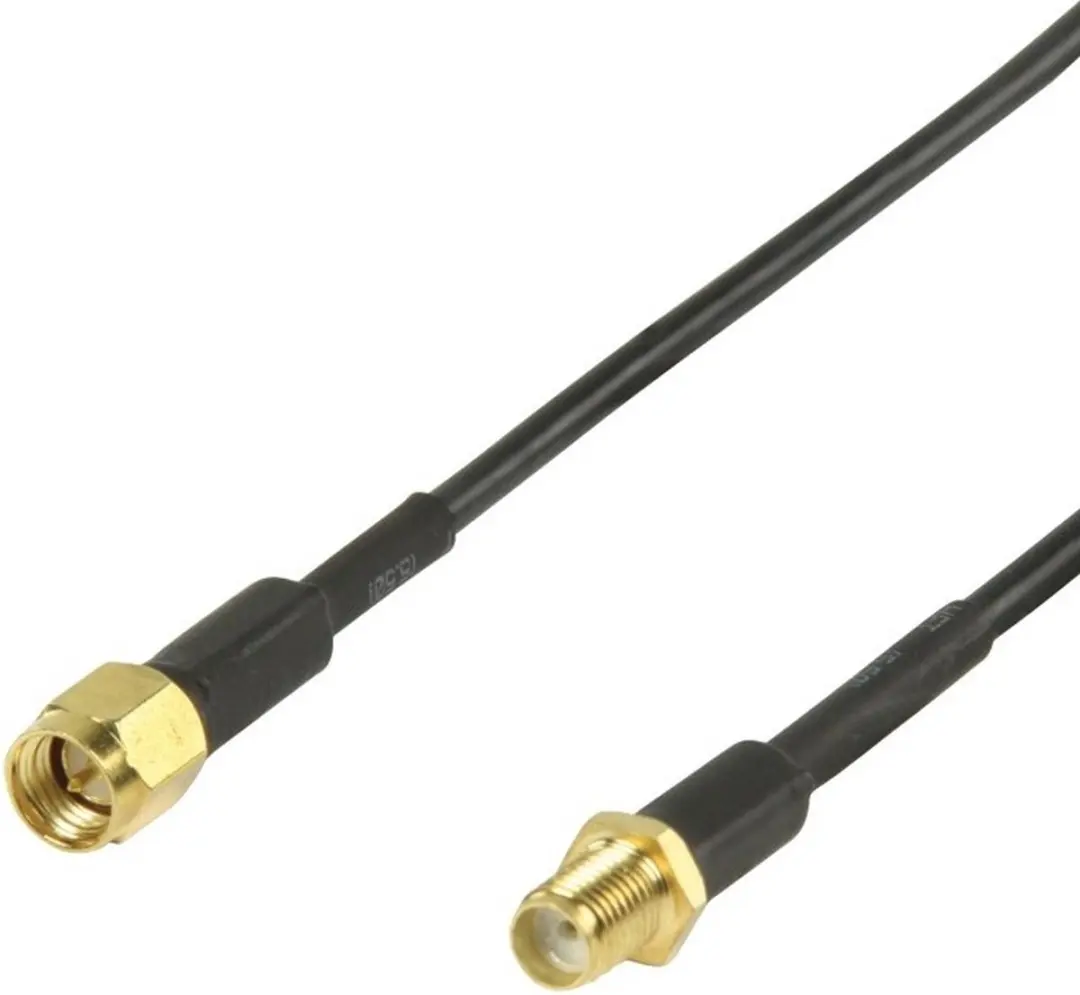 Nedis SMA Antennekabel CSGL02010BK20 - Verguld - 2m - Zwart - afbeelding 6 van 6
