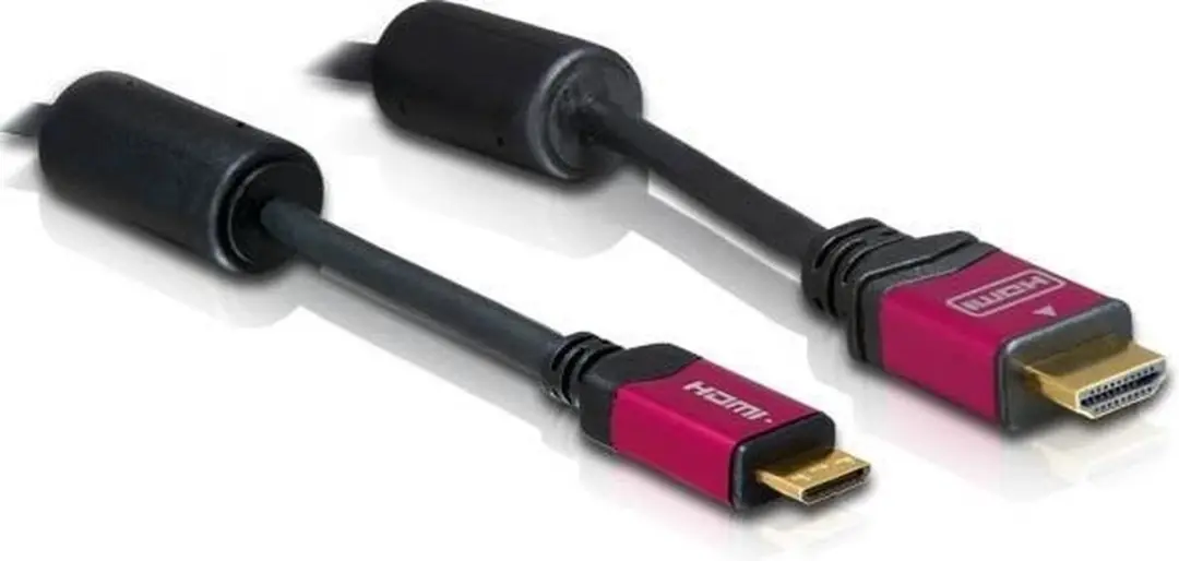 Delock HDMI Kabel A naar Mini-C 4K 3m - Zwart