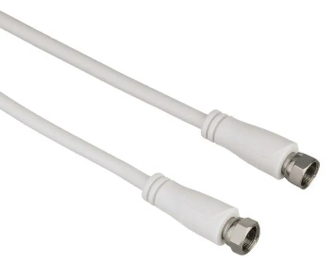 Hama Coax-kabel 1,5m F Wit