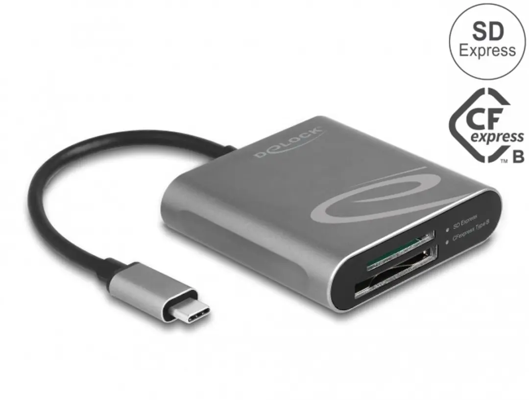 Delock USB Type-C Card Reader SD Express/CFexpress