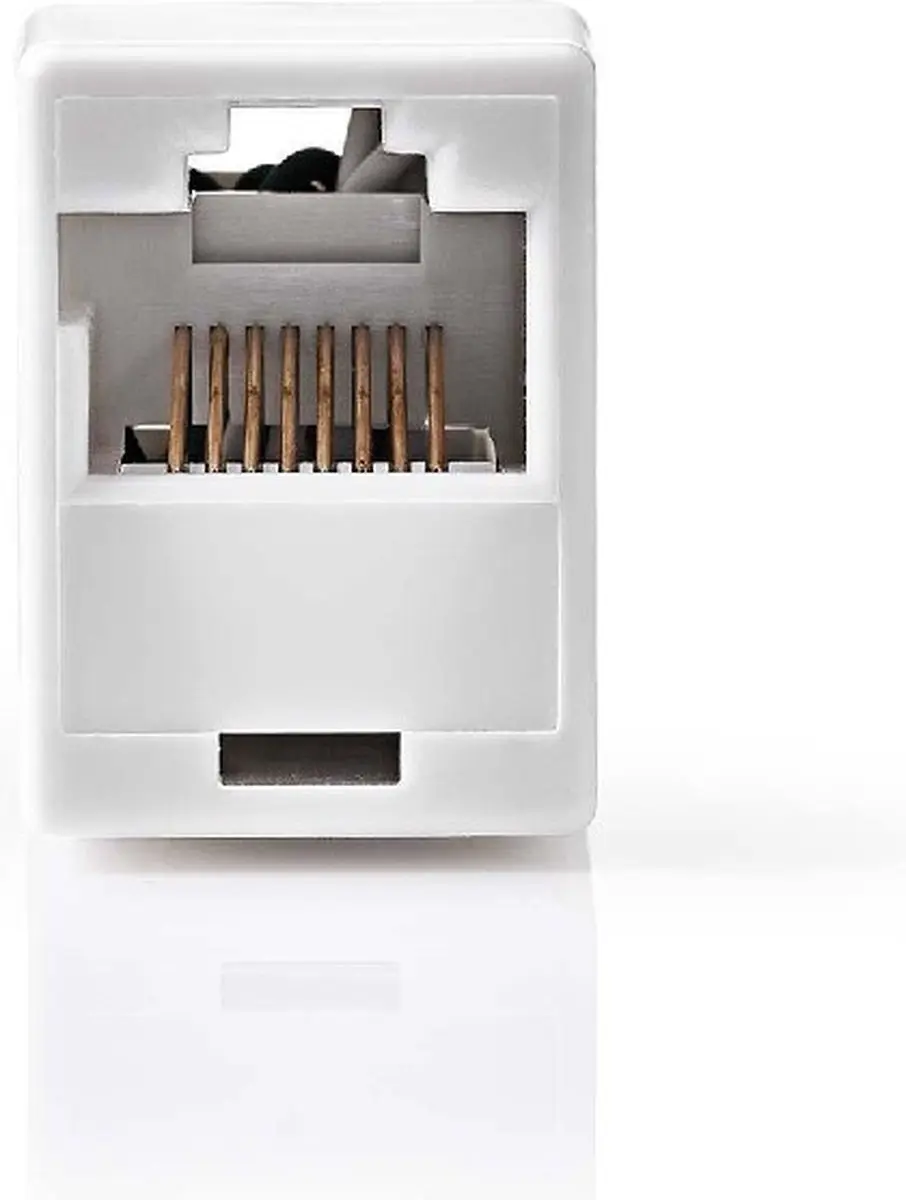 Nedis CAT5e Netwerkkoppeling RJ45 - Recht - Wit