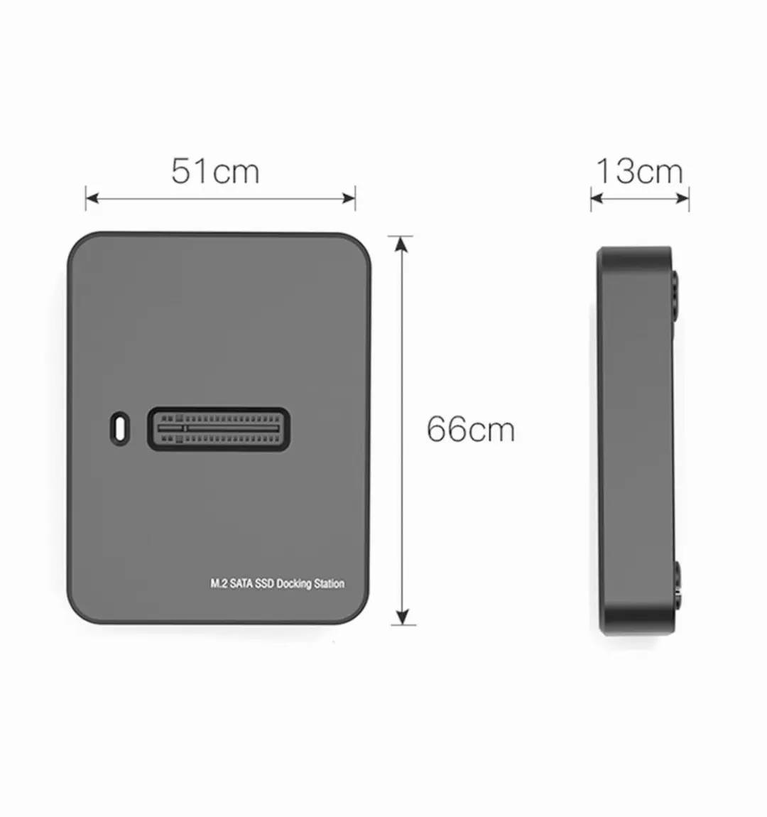 Gembird USB Type-C M.2 SSD Docking Station - Zwart