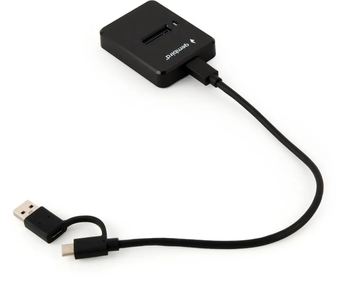 Gembird USB Type-C M.2 SSD Docking Station - Zwart