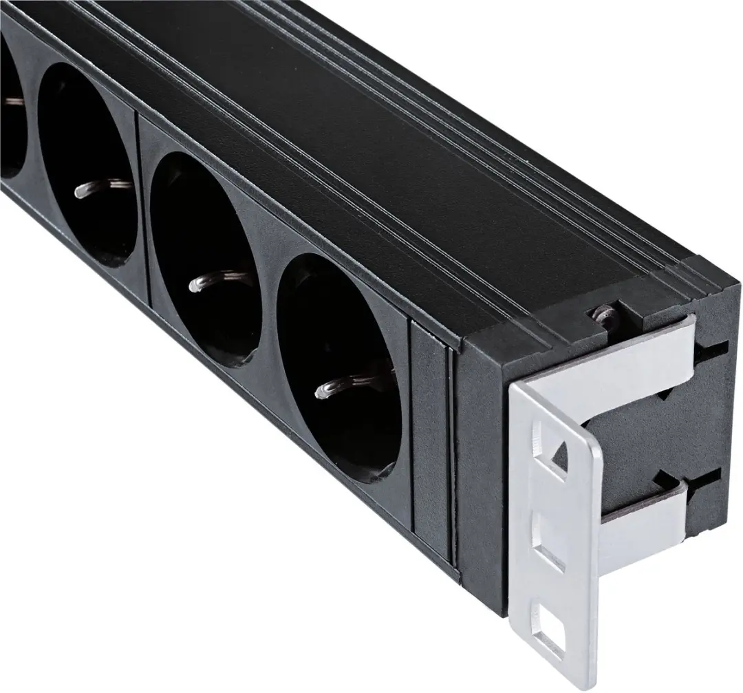 König & Meyer 28674 Tafelcontactdoos 19" - Zwart