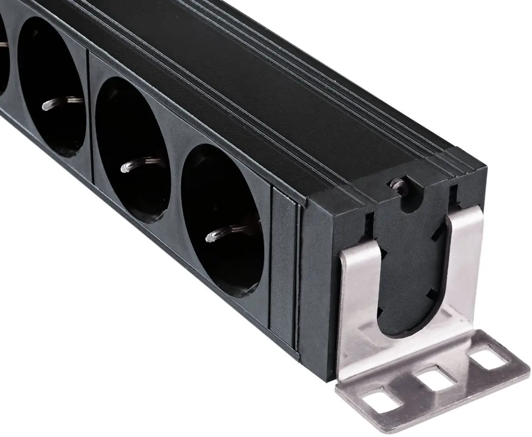 König & Meyer 28674 Tafelcontactdoos 19" - Zwart