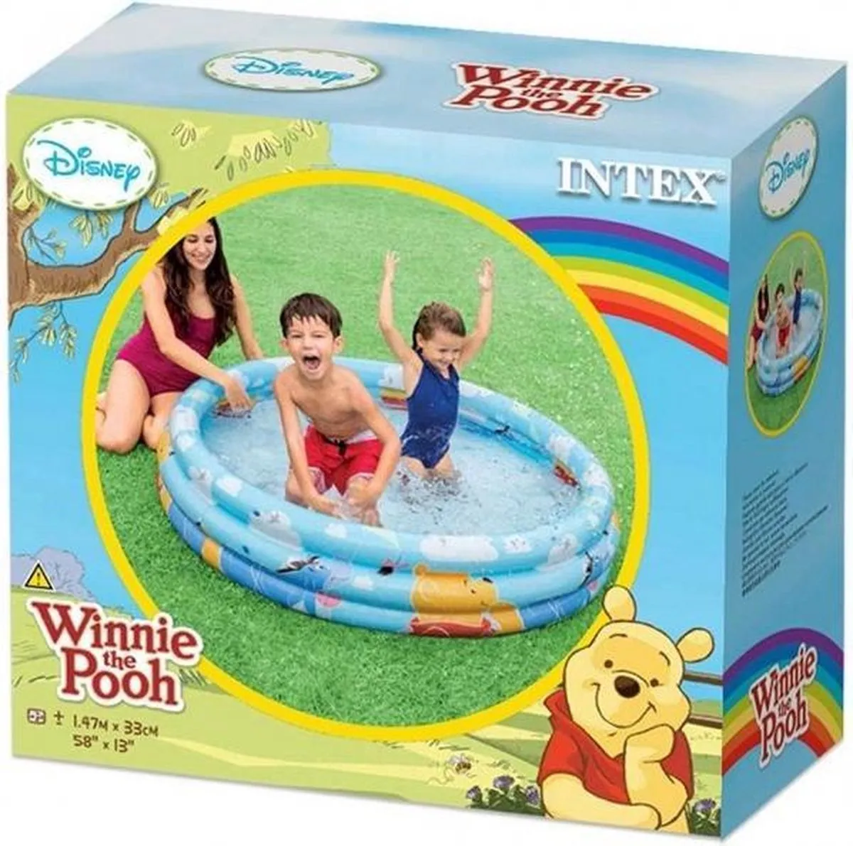 Intex Winnie the Pooh Kinderzwembad 147cm - Groen