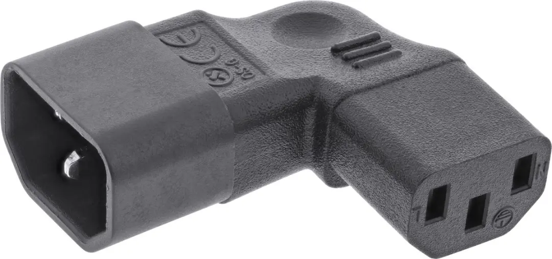 InLine C13-C14 Stroomadapter - Zwart