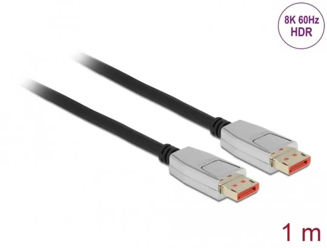 Delock DisplayPort Kabel 8K 60Hz 1m