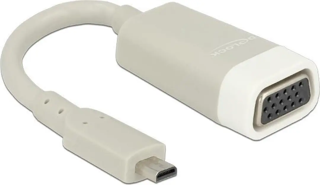 Delock Micro HDMI naar VGA Adapter 0,15m