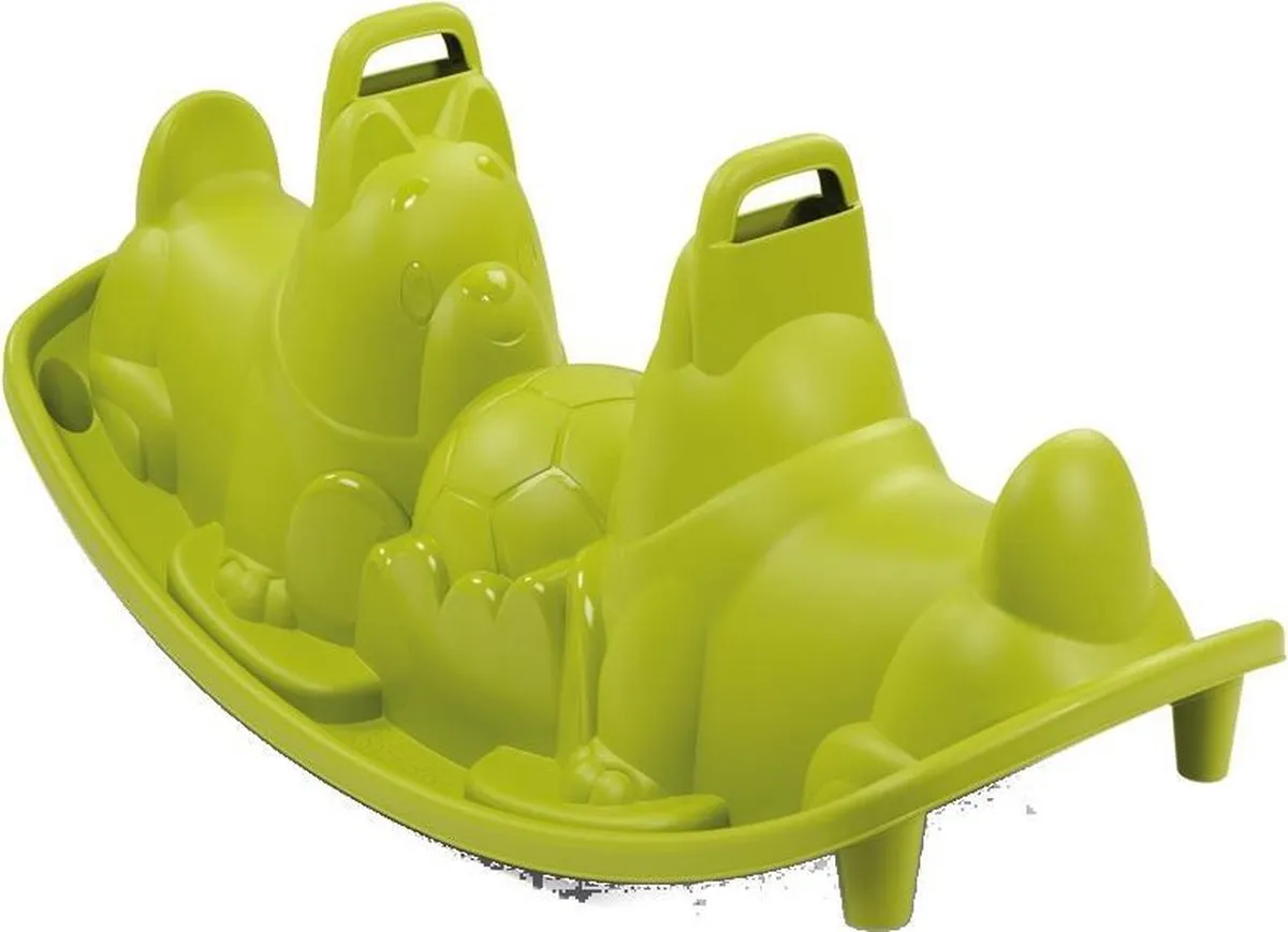 Smoby Schommel Hond Groen 115x49,5x50,7cm