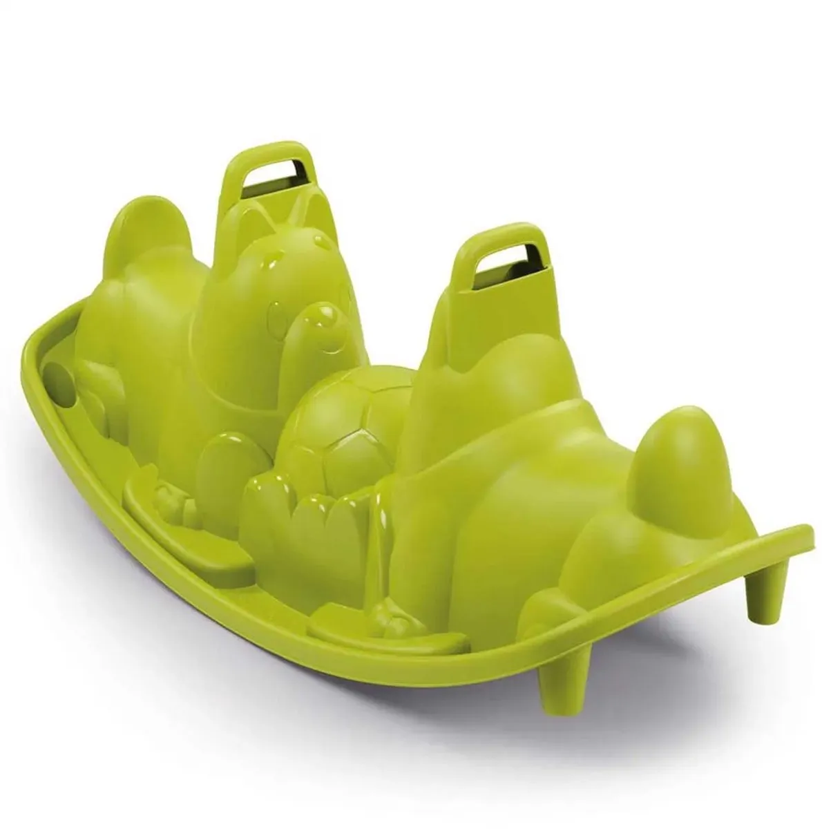 Smoby Schommel Hond Groen 115x49,5x50,7cm