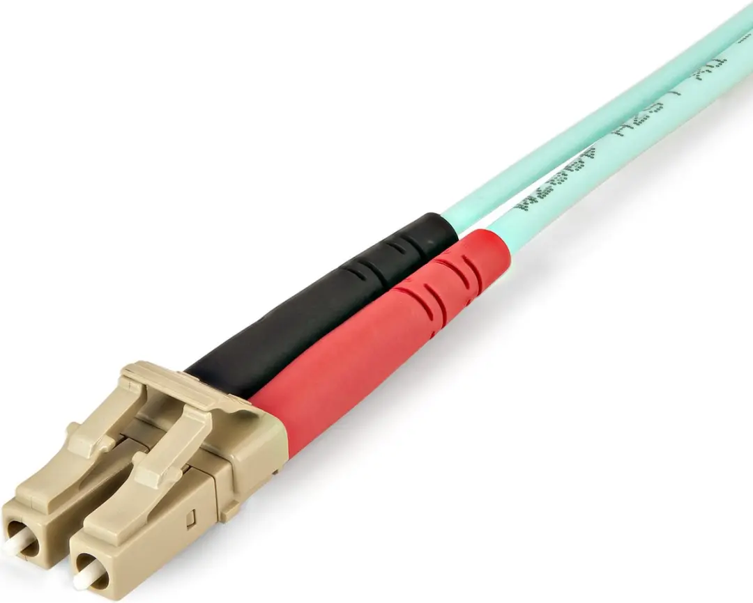 Startech Aqua OM4 Glasvezelkabel 100Gb LC/LC 1m - Turkoois