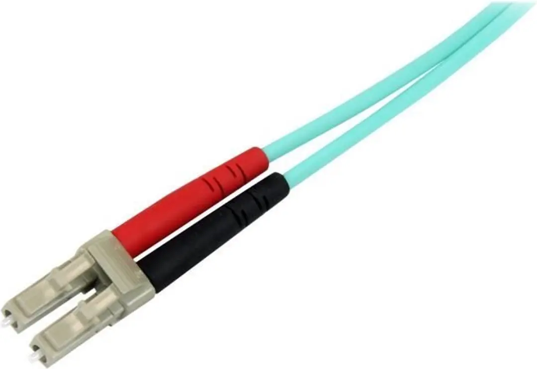 Startech Aqua OM4 Glasvezelkabel 100Gb LC/LC 1m - Turkoois