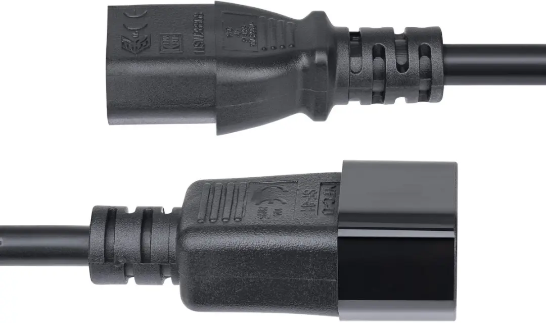 Startech PXTC13C141415FEU Stroomkabel C14-C13 4,5m - 10A 250V - Zwart