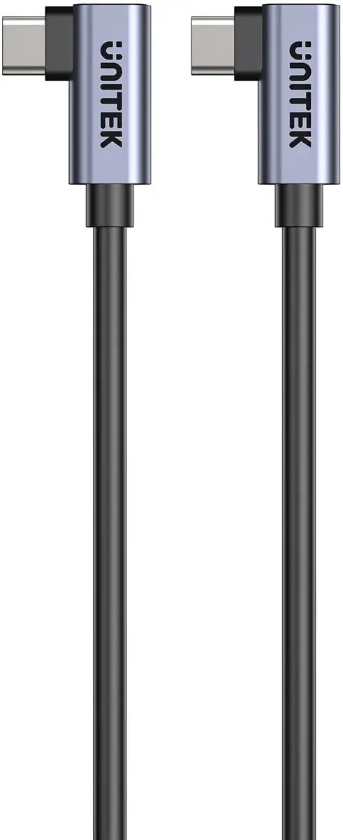 Unitek USB-C naar USB-C PD Kabel 100W 90°