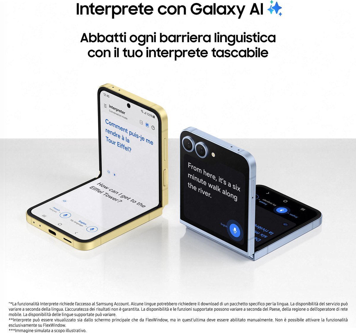 Samsung Galaxy Z Flip6 - 256GB - Silver Shadow