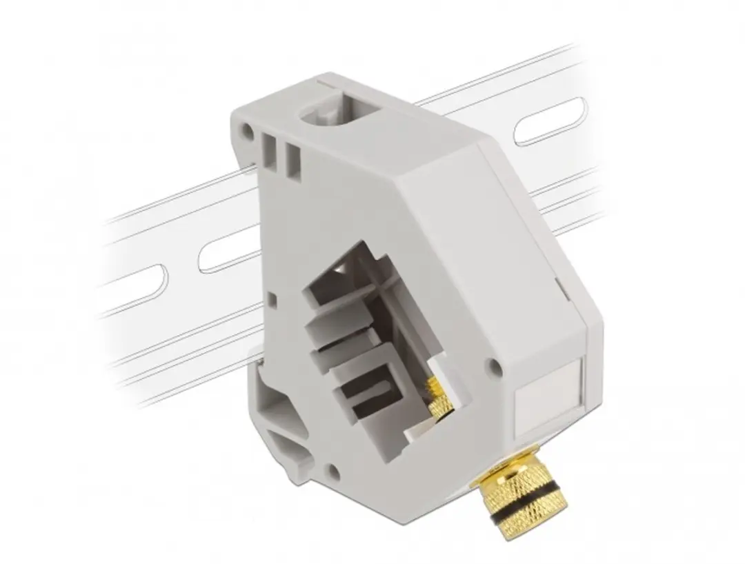Delock DIN-rail Adapter Keystone naar Keystone