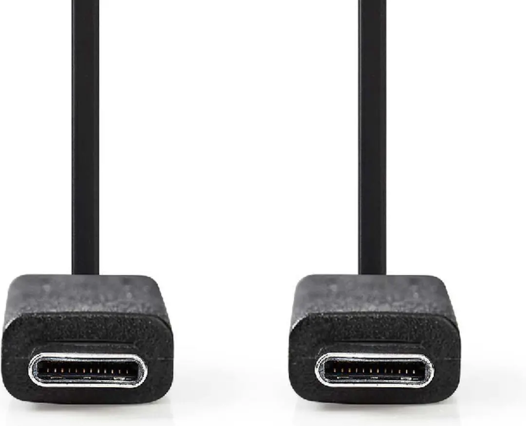 Nedis USB-C Kabel CCGL64750BK10 - 240W 8K@30Hz 20Gbps - 1m - Antraciet