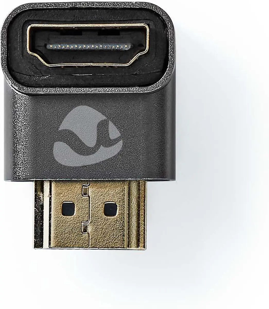 Nedis HDMI 90° Adapter CVTB34901GY - Verguld - Aluminium