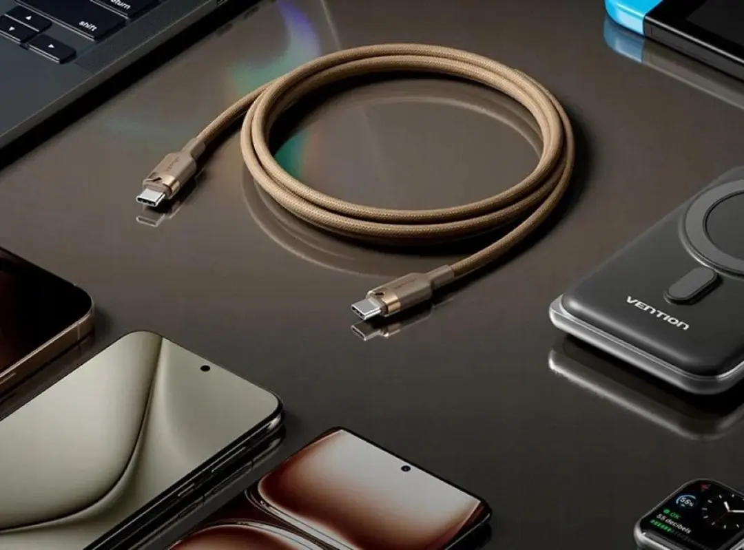 Vention USB-C 2.0 Kabel 240W PD 5A 1m - Zwart