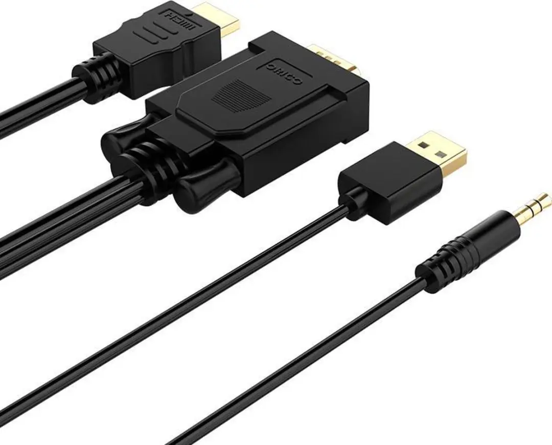 ORICO VGA naar HDMI Kabel 2M - 1920x1080 @60Hz - Zwart