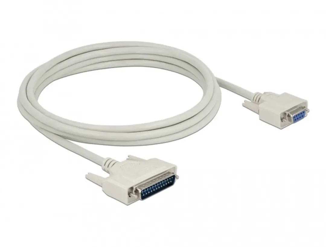 Delock Serial Kabel D-Sub 25M naar 9V - 3m - Beige