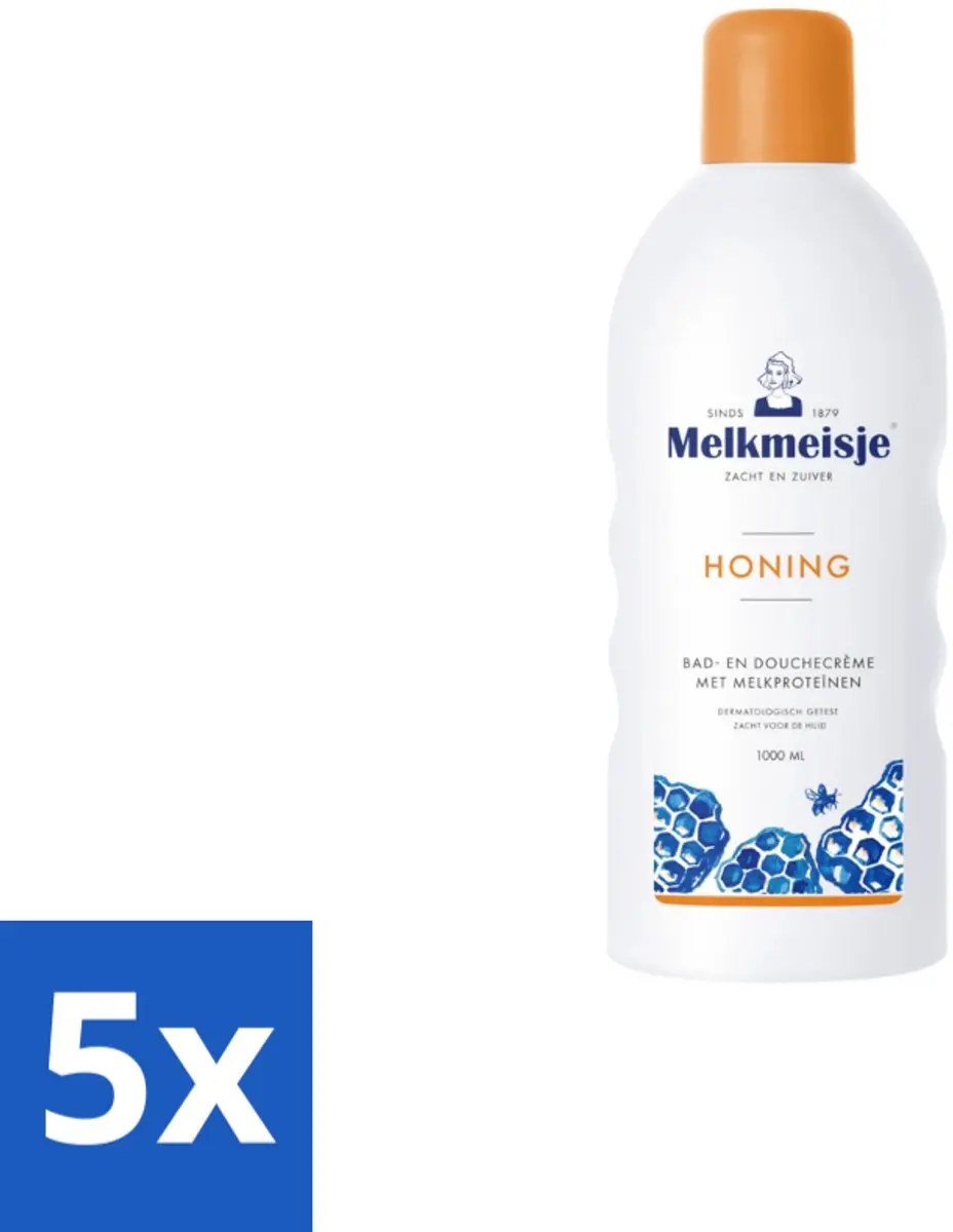 Melkmeisje Bad & Douche Honing 1000ml
