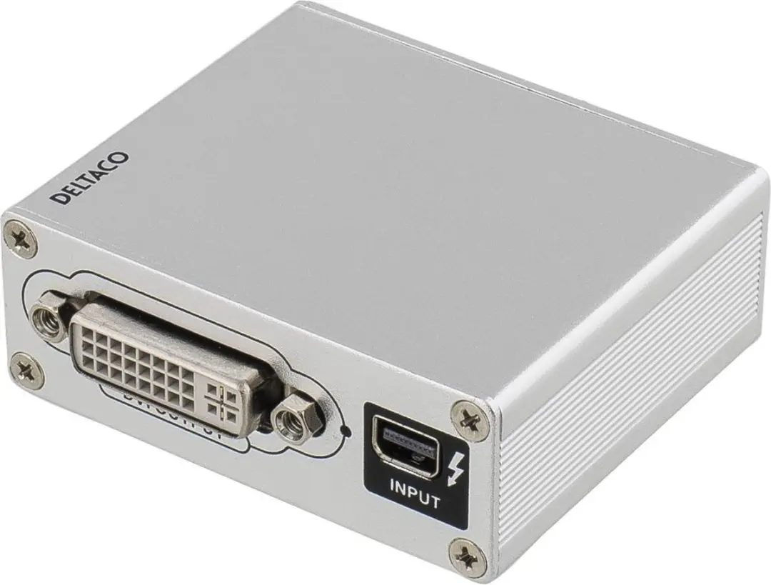 Deltaco DP-MULTI3 Thunderbolt-adapter