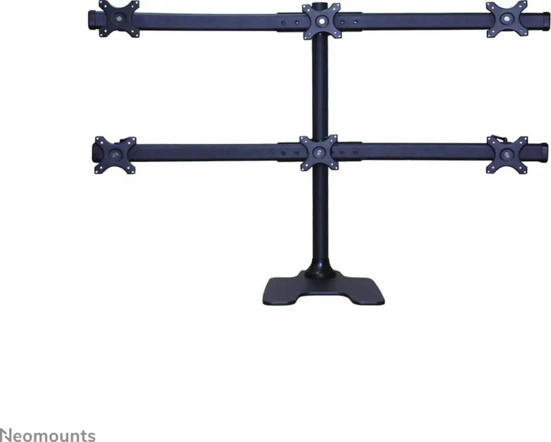 Neomounts FPMA-D700DD6 Full Motion Monitorstandaard 6x 10-27" - Zwart