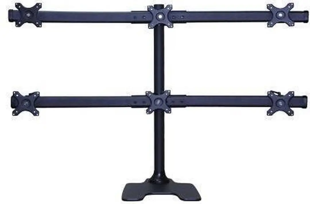 Neomounts FPMA-D700DD6 Full Motion Monitorstandaard 6x 10-27" - Zwart