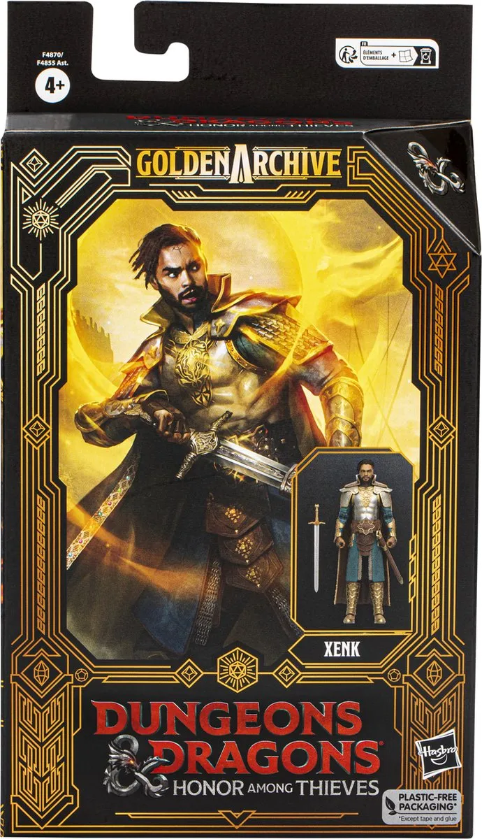 Hasbro Dungeons & Dragons Golden Archive Xenk Actiefiguur 15cm - Multicolor - afbeelding 6 van 6