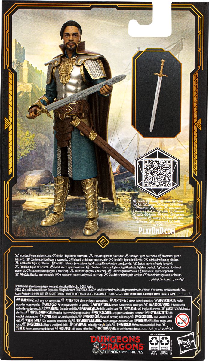 Hasbro Dungeons & Dragons - Honor Among Thieves Golden Archive Xenk 15 cm Actiefiguur - Multicolours