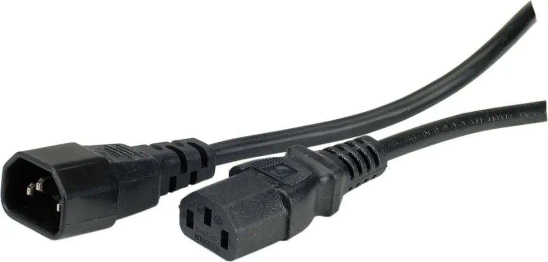 Value IEC C14-C13 Stroomverlengkabel 0,5m