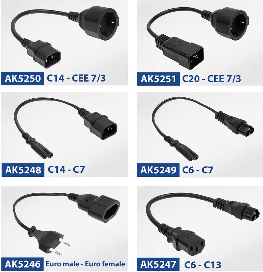 ACT Netsnoer C6-C7 0,2m AK5249