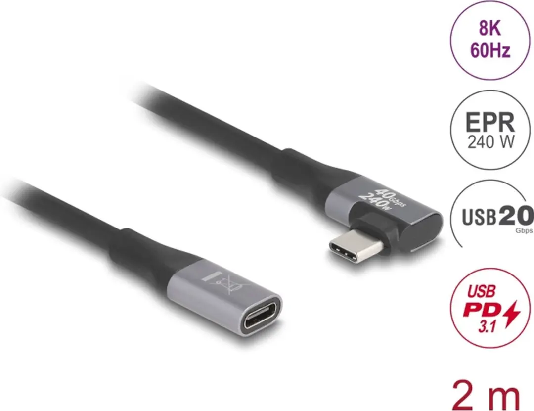 Delock USB4 20Gbps Verlengkabel