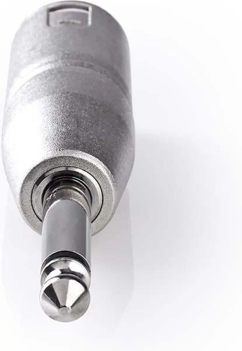 Nedis XLR-Adapter 3-Pins Male 6,35mm Male - 10 Stuks