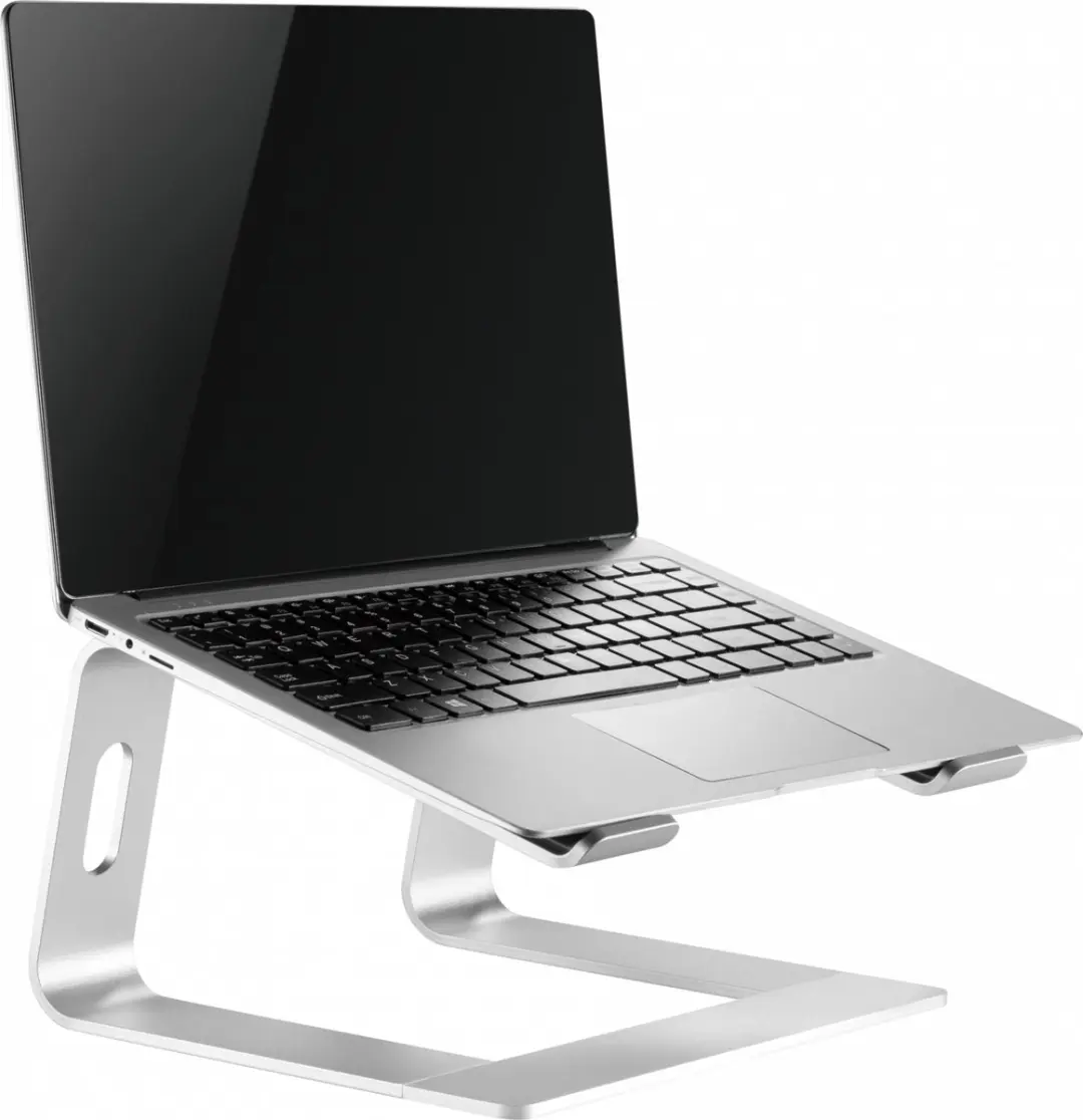 Deltaco ARM-0531 Laptopstandaard - 11-17 inch - Aluminium - Zilver