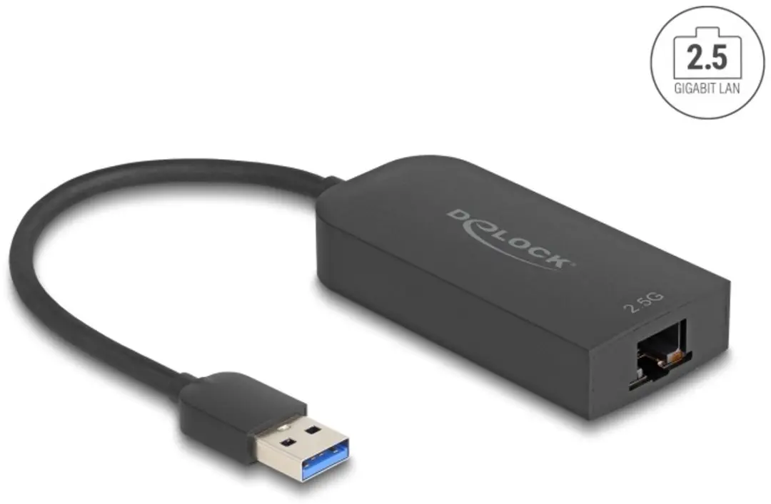 Delock USB Type-A naar 2.5G LAN Adapter