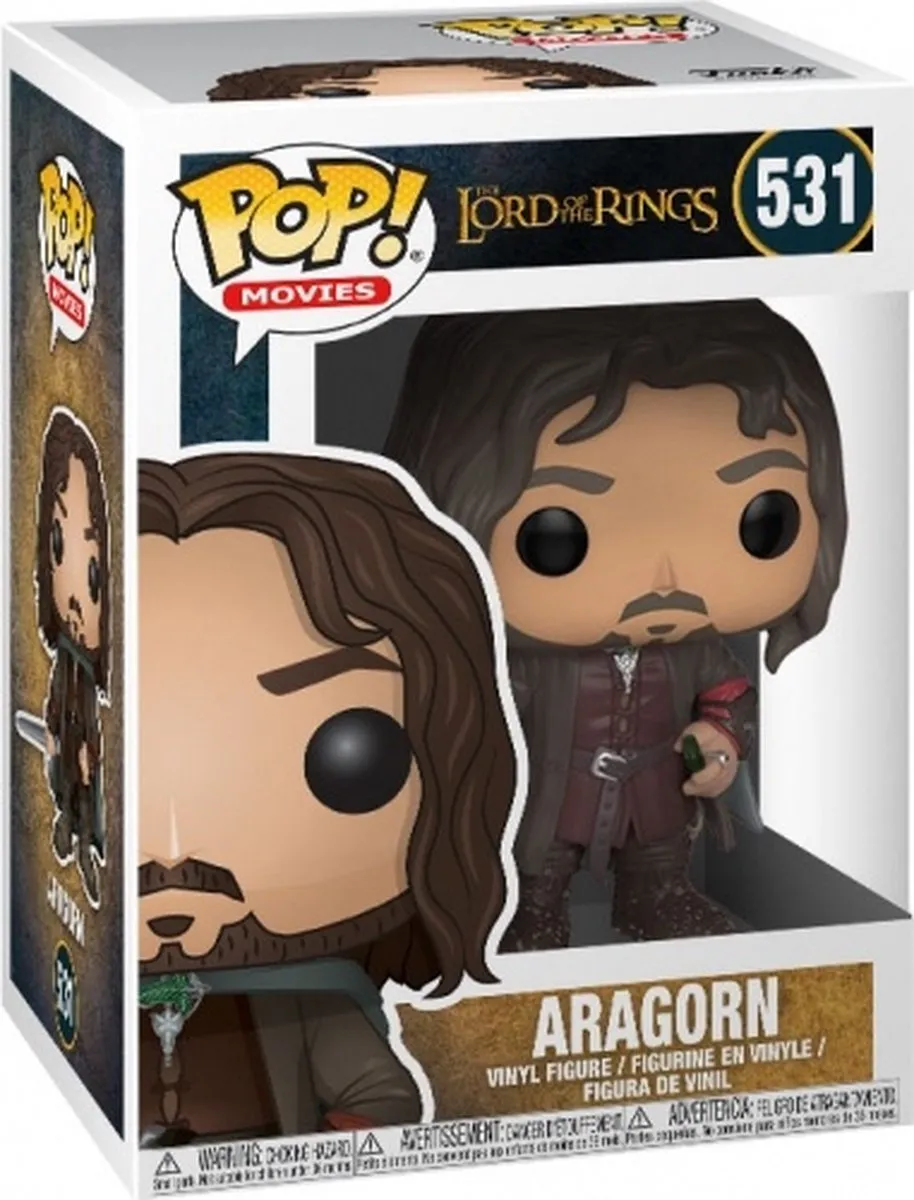 Funko Pop! The Lord of the Rings Aragorn Verzamelfiguur - Multi